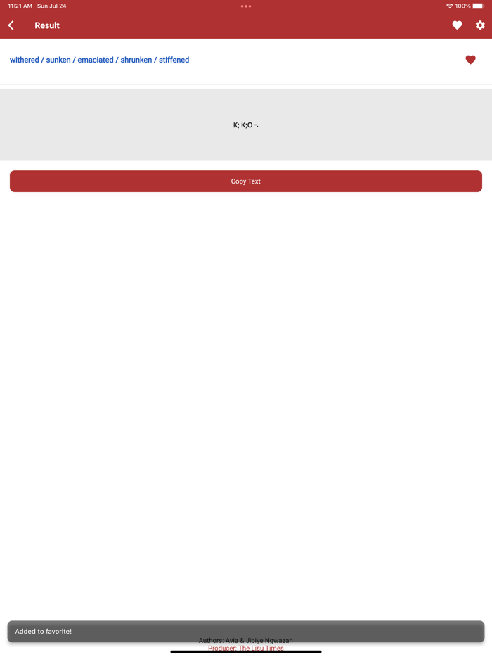 Lisu English Dictionary