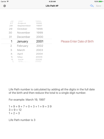 Life Path № - Life Path Number Calculator screenshot 2