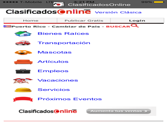 Screenshot #5 pour ClasificadosOnline