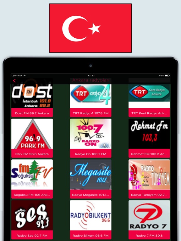 Radio Turkiye / Turkey FM – Radios Stations Live iPad screenshot 2 - Music app