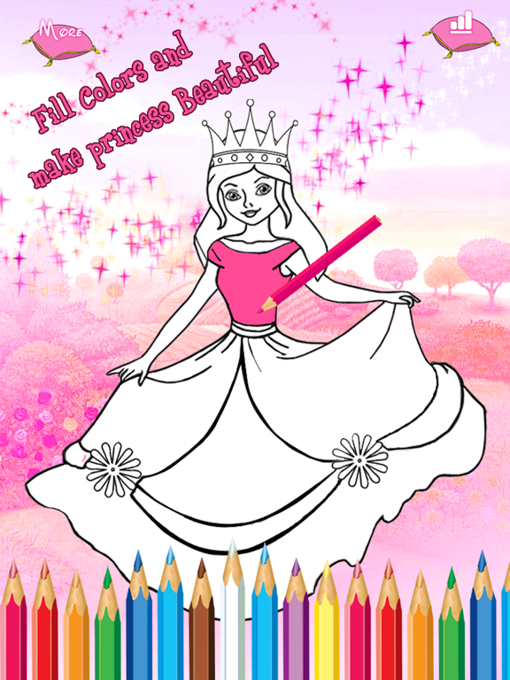Screenshot #5 pour Princess Coloring Book Games For Girls