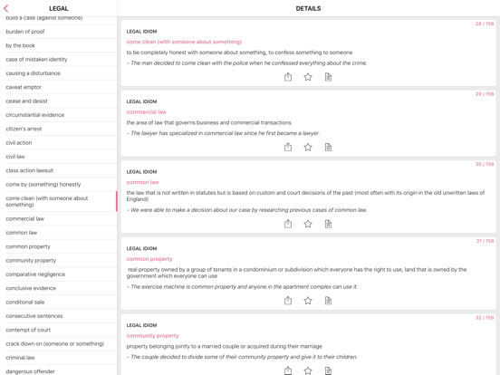 Screenshot #4 pour Food - Legal idioms