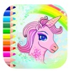 Free Pony Unicorn Coloring Page Game Edition