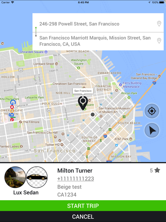 WOW Driver iPad screenshot 4 - Travel app