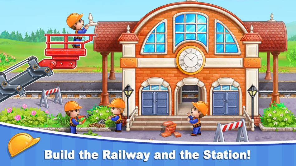 #3. Train games trains building 2 (iOS) By: GoKids!