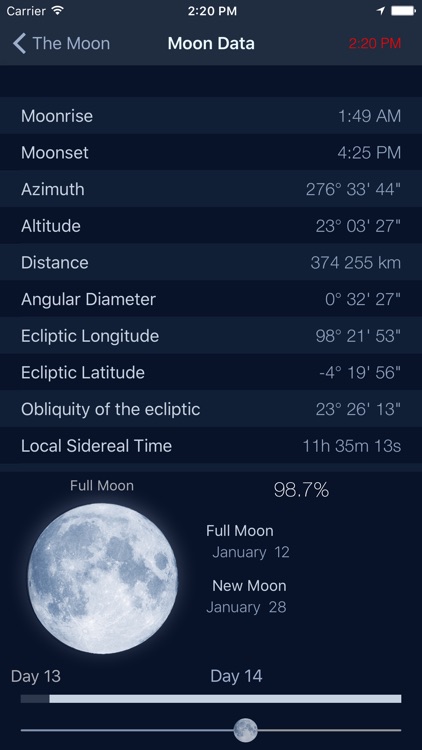 The Moon - Calendar phase of Moon free screenshot-3