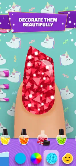 Game screenshot Girls Nail Salon: Paint,Polish apk