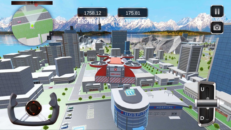 Drone Ambulance Simulator: Helicopter Rescue Pilot screenshot-3