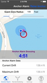 Anchor Alarm for Boaters screenshot