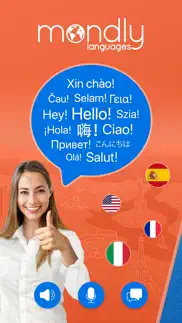 learn 33 languages with mondly iphone screenshot 1