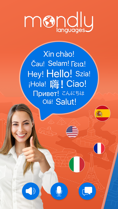 Learn 33 Languages with Mondly Screenshot