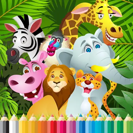 Общее Животные Книжка-раскраска - для Kid Читы