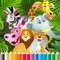 Total Animals Coloring Book - for Kid