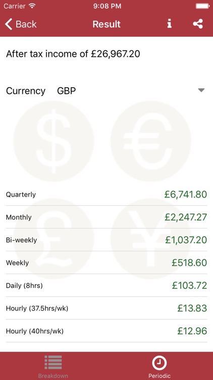 UK Net Income Calculator