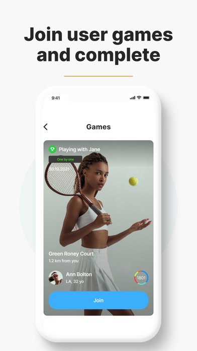 Tennisist: tennis players app Screenshot