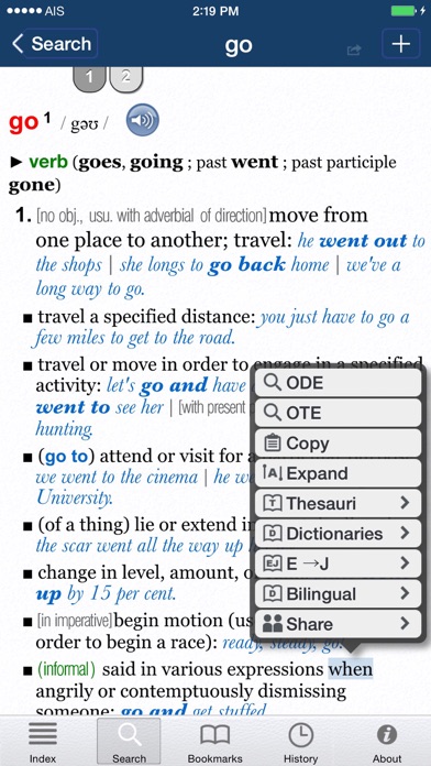 Oxford Deluxe (ODE & OTE) - powered by UniDict® - Ultimate pairing of the Oxford Dictionary of English and the Oxford Thesaurus of English plus British (UK) English pronunciation audio sounds Screenshot 2