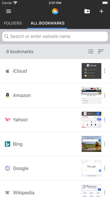 VisiMarks: Bookmark Manager