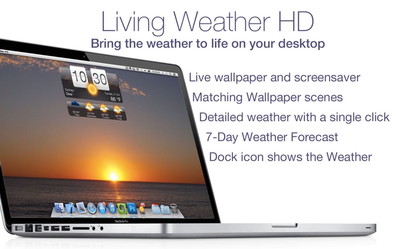 living weather & wallpapers hd iphone screenshot 2