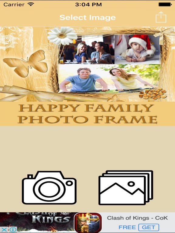 Happy Family HD Photo Collage Frame