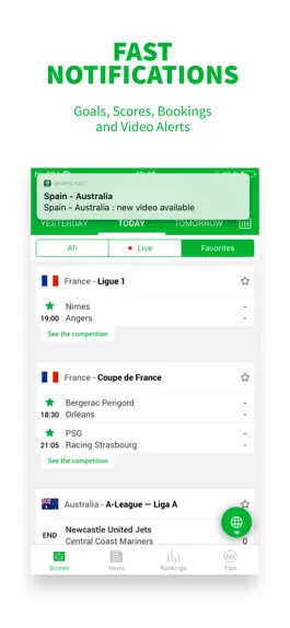 Game screenshot Live Soccer Scores -Skores hack