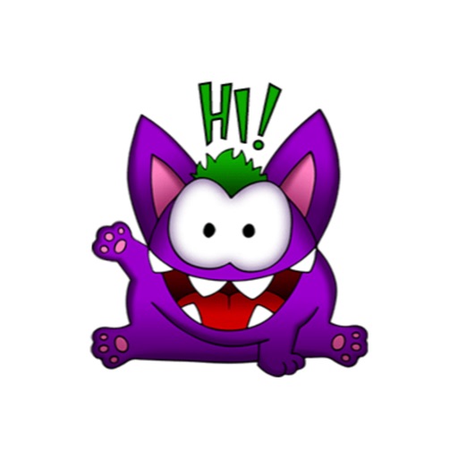 PURPLE GREMLIN (Animated) stickers by CandyA$$ icon