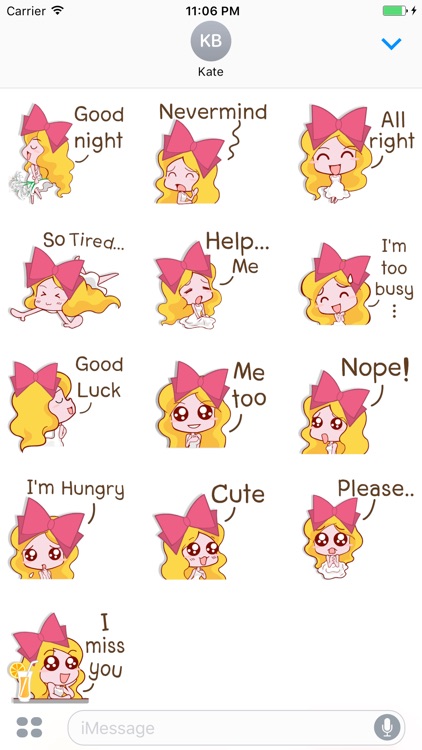 Elsa the little princess stickers