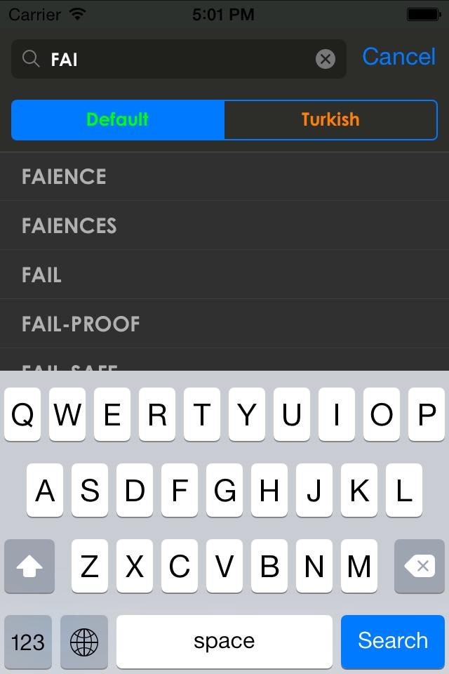 Turkish Dictionary screenshot 4