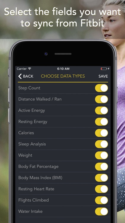 syncing apple watch to fitbit app