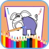Animal Games Coloring Pages icon