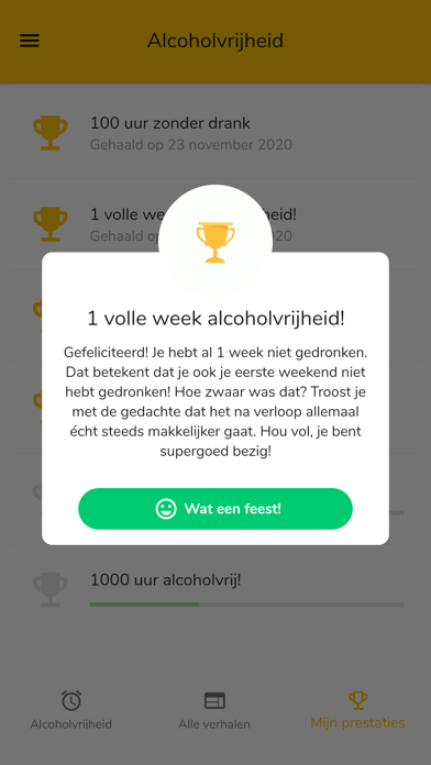 Alcoholvrijheid Screenshot