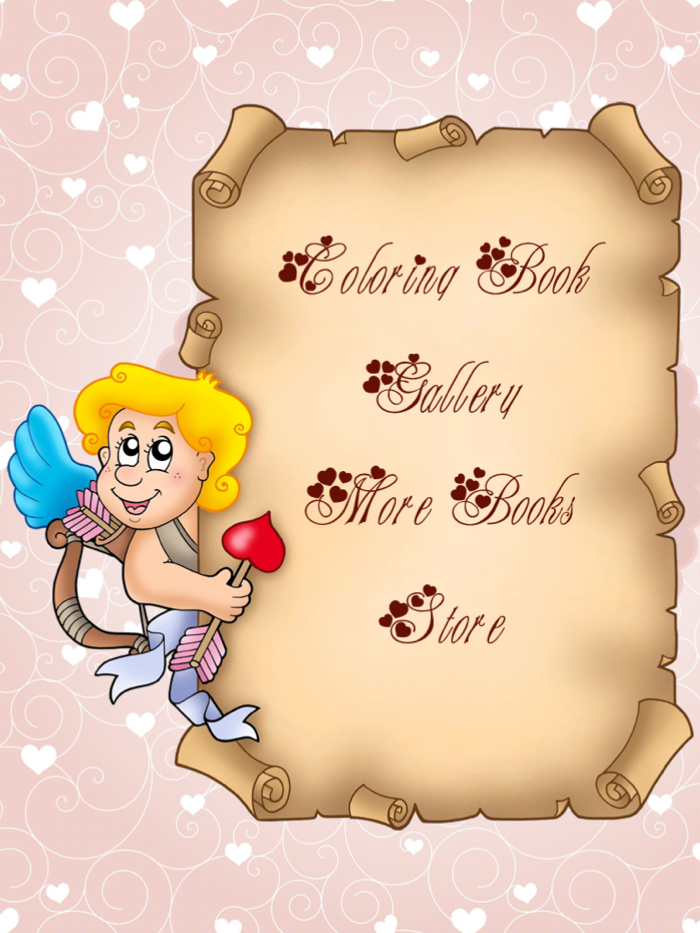 Valentines Coloring Book