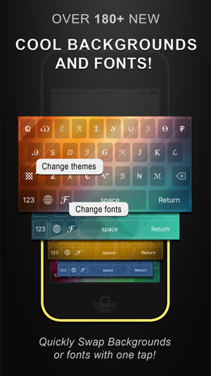 ‎Cool Fonts Keyboard Pro- Custom Themes and Skins Screenshot