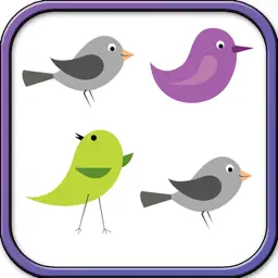 Fun Learning Birds Shapes Stencil for Toddlers app icon
