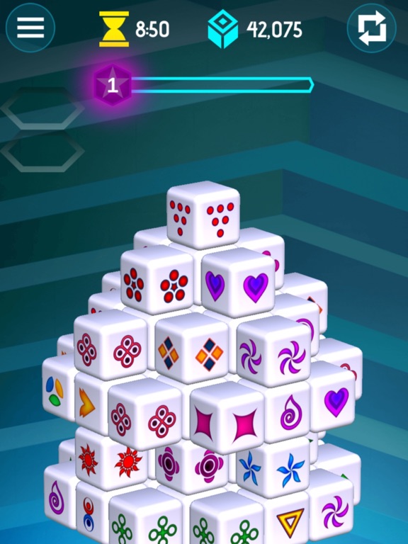 Mahjong Dimensions - 3D Cube screenshot 2