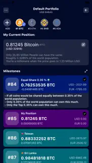 crypto500 flip & milestones iphone screenshot 2