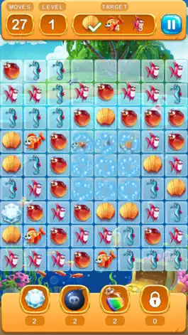 Game screenshot Fish Ocean Match 3 Game ~ Adventure Matching Mania hack