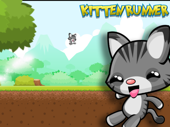 Kitten Runner into the Forest - Endless iPad screenshot 5 - Games app