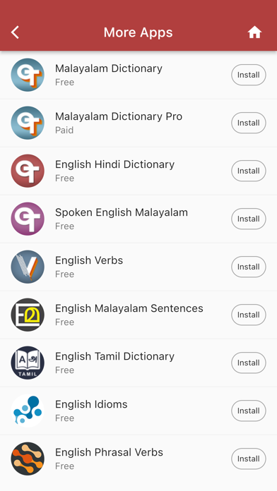 English: Phrasal Verbs Screenshot
