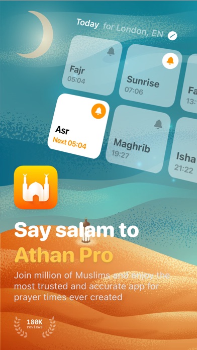 Athan Pro Muslim Prayer Times Screenshot