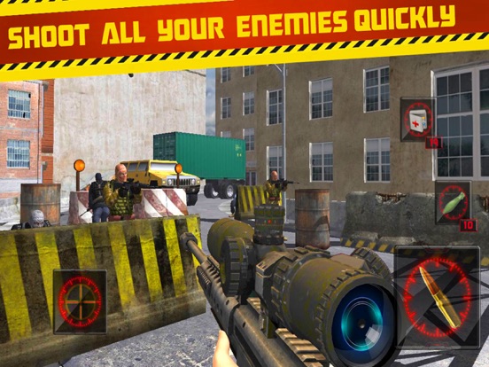 Modern Swat Sniper Shooting 3d iPad screenshot 3 - Games app