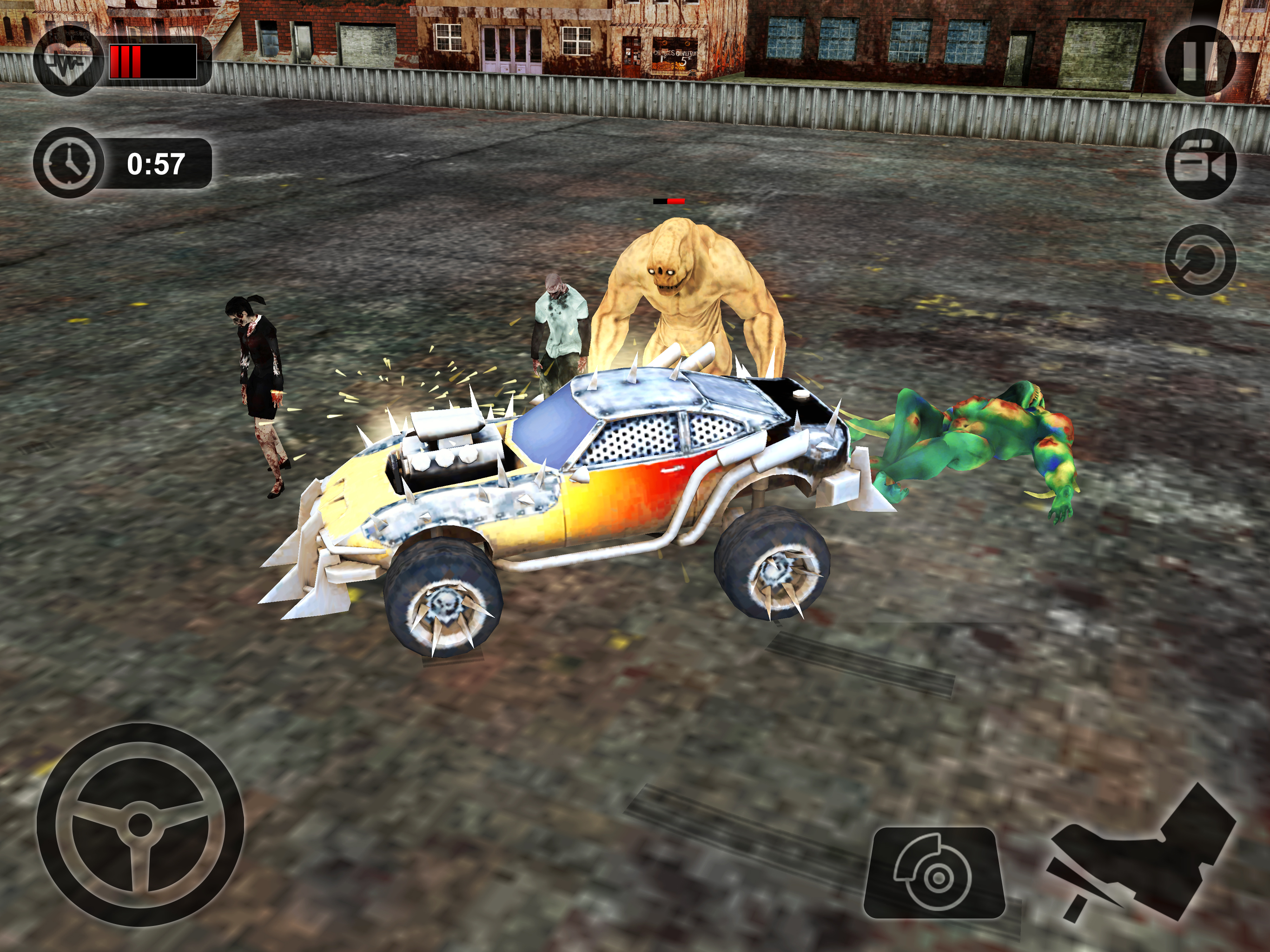 Zombie Smash Car Derby - Zombies Tsunami Killer 3D screenshot 9