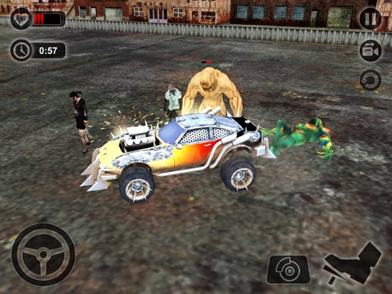 Zombie Smash Car Derby - Zombies Tsunami Killer 3D iPad screenshot