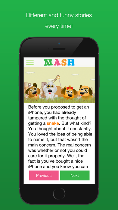 MASH Touch Screenshot