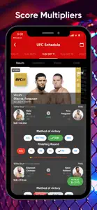 Fanatics Fantasy MMA screenshot #2 for iPhone