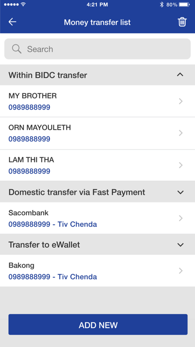 BIDC MOBILE BANKING CAMBODIA Screenshot