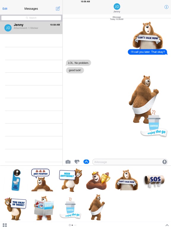 Screenshot #6 pour Charmin Pooptastic Stickers