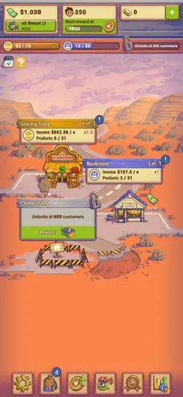 Game screenshot Idle Shop Manager apk