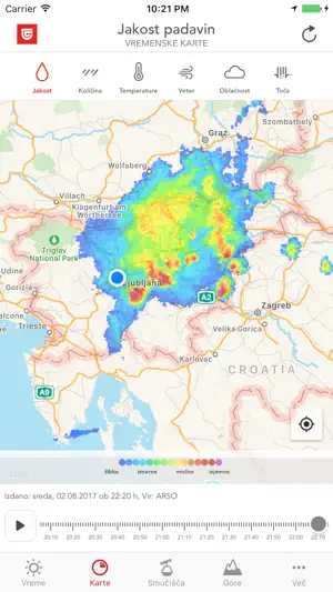 Triglav Vreme screenshot 3