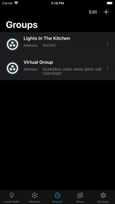 nRF Mesh screenshot
