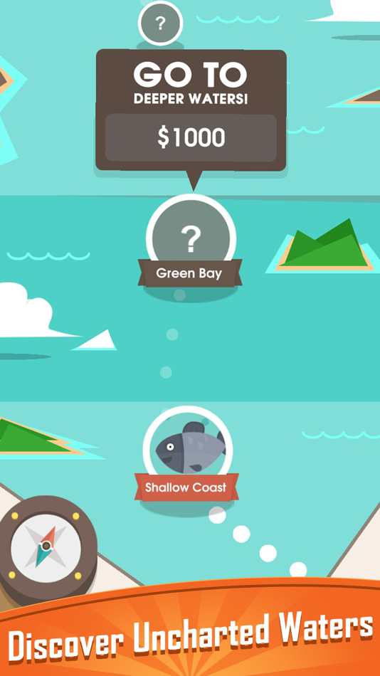 #3. Hooked Inc: Fishing Games (iOS) 来自: Lion Studios